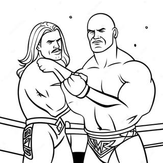 Wwe Bajnoki Merkozes Szinezolap 74855-18073