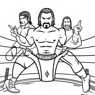Wwe Bajnoki Merkozes Szinezolap 74855-18074