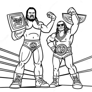 Wwe Bajnoki Merkozes Szinezolap 74855-18075