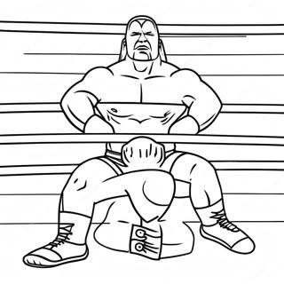 Wwe Bajnoki Merkozes Szinezolap 74855-18076