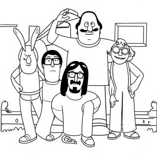 Bob Burger Csaladi Szorakozas Szinezolap 74931-18132
