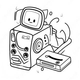 Klasszikus 80 As Evek Videojatek Szinezolap 74959-18157