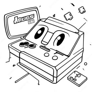 Klasszikus 80 As Evek Videojatek Szinezolap 74959-18158