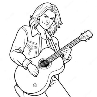 Rock Sztar Gitarozas Kozben Szinezolap 74985-18178