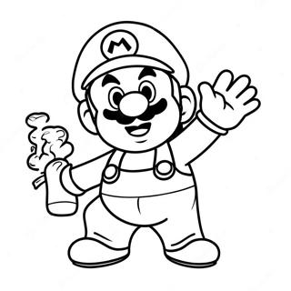 Mario Wonder Szinezolap 75341-18446