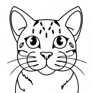 Merges Bengali Macska Szinezolap 75473-18553