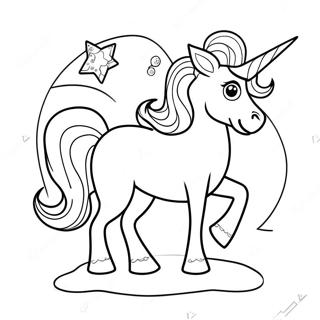 Varazslatos Egyszarvu Mikulas Sapkaban Szinezolap 75678-18712