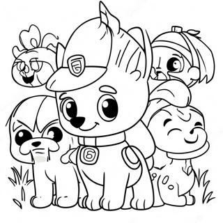 Ijeszto Halloween Mancs Orjarat Szinezo 75733-18761