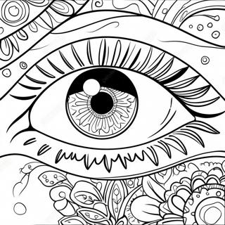 Realisztikus Emberi Szem Szinezolap 75963 18935