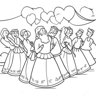 Turning Red Szines Fesztival Jelenet Szinezolap 76170-19102