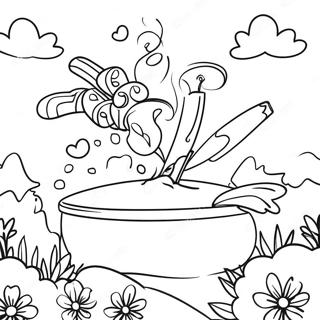 Turning Red Szines Fesztival Jelenet Szinezolap 76170-19103