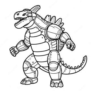 Mechagodzilla Uvoltve Szinezolap 76424 19298