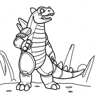 Mechagodzilla Uvoltve Szinezolap 76424 19300