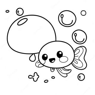 Boldog Buborekok Lebegve Szinezo Oldal 76832-19614