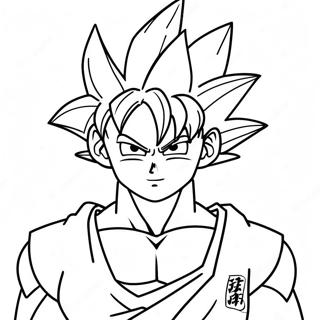 Goku Fekete Szinezolap 77912-20428