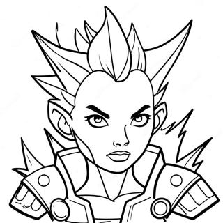 Fierce Rosszfiu Tuskes Hajjal Szinezolap 77941 20459