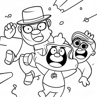 Eleg Furcsa Szulok Vidam Parti Szinezolap 78379-20797