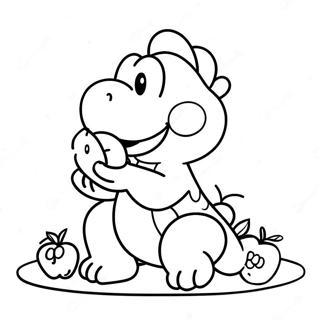 Yoshi Gyumolcsot Eszik Szinezolap 78457 20861