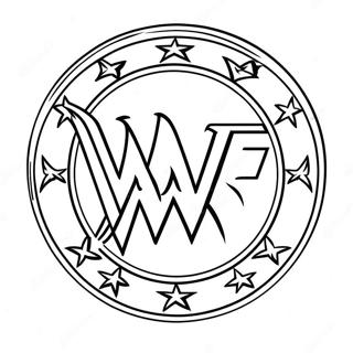 Wwe Logo Szinezo Oldal 78792-21116