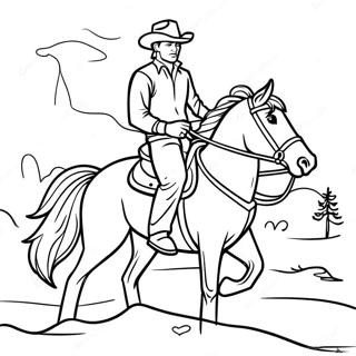 Cowboy Lora Ulve Szinezolap 78997-21271