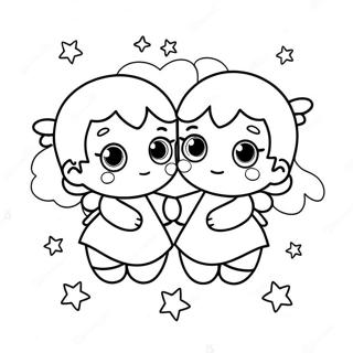 Kis Ikrek Varazslatos Csillagokkal Szinezolap 79283 21503