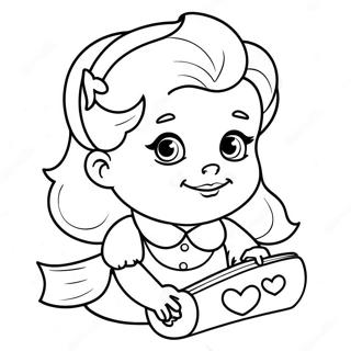 Cuki Baba Belle Szinezolap 79564-21713