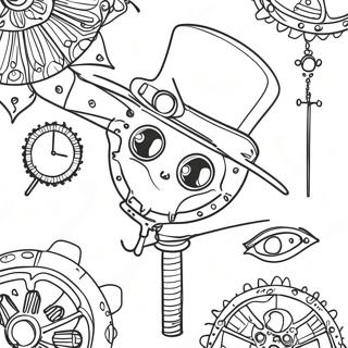 Steampunk Szinezolap 79872-21936