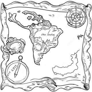 Vintage Kincses Terkep Szinezolap 79900 21961