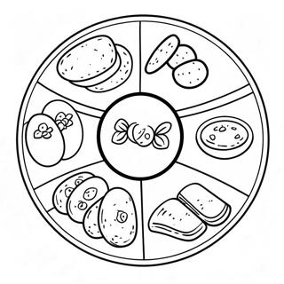 Peszah Seder Tanyer Szinezolap 79926 21988