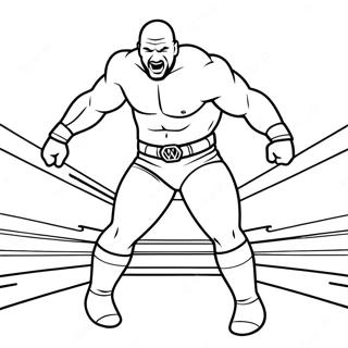 Wwe Birkozo Ugrik Az Ellenfelre Szinezolap 80054 22079