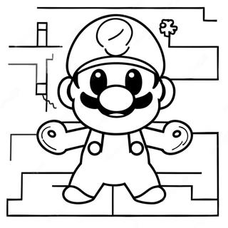 8 Bit Mario Színezők