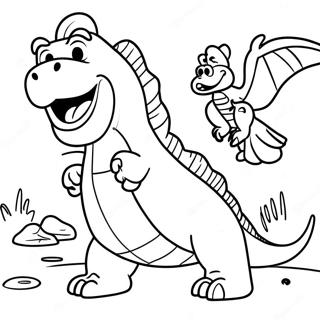 Barney Rubble Es Dino Szinezolap 81210 22982