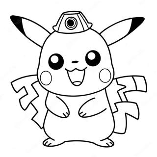 Remiszto Halloween Pikachu Jelmezben Szinezo 81416-23144