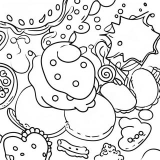 Szines Mazazott Cukor Sutemenyek Szinezolap 81648 23324