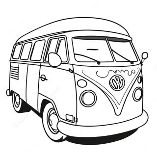 Retro Kempingauto Szinezooldal 82011 23612