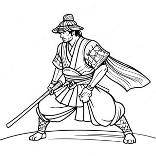 Szamuraj Katanaval Szinezolap 82240-23815