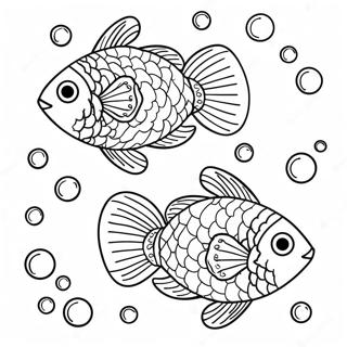 Szines Halak Uszasa Szinezooldal 82804-24248