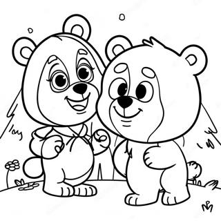 Kalandos Masa Es Medve Szinezolap 82832-24276