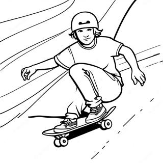 Fiatal Szkateboardos Akcioban Szinezolap 82858-24295