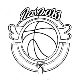 Nba Logo Szinezolap 83036-24424