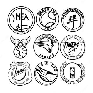 Szines Nba Csapatlogok Szinezolap 83037-24425