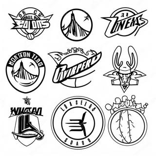 Szines Nba Csapatlogok Szinezolap 83037-24427