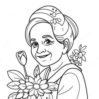 Gyonyoru Boldog Anyak Napjat Nagymamanak Szinezolap 83292-24632