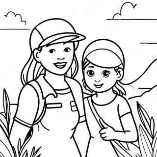 Kalandvagyo Anya Es Lanya Szinezolap 83319 24654