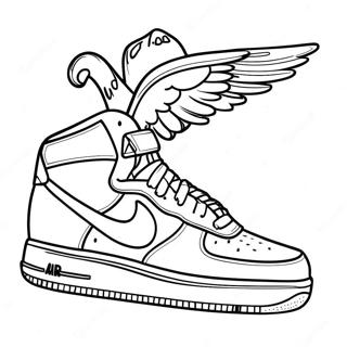 Stilusos Air Force 1 Szinezolap 83730-24982