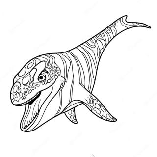 Mosasaurus Uszik Az Oceanban Szinezolap 83804-25030