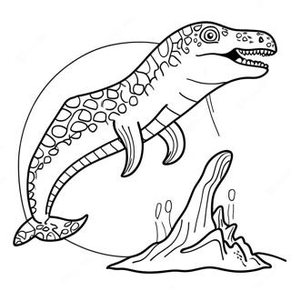 Mosasaurus Duhosen Ordit Szinezolap 83806-25040