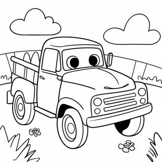 Kis Kek Teherauto Es Baratai Szinezolap 84446-25540