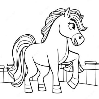 Tangled Maximus A Lo Szinezolap 8479-612