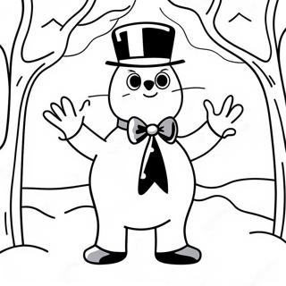 Tuxedo Sam Teli Jelenetben Szinezolap 84907 25901